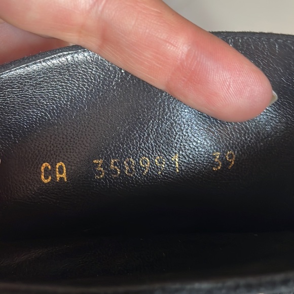 Saint Laurent Ankle Debbie 100 Boots Black Suede with Silver chain detail size39 - Picture 8 of 8